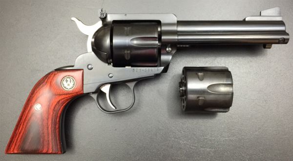 Ruger Blackhawk Flattop .357 Remington Magnum/9mm 6+1 4.625" Pistol in Blued - 5244
