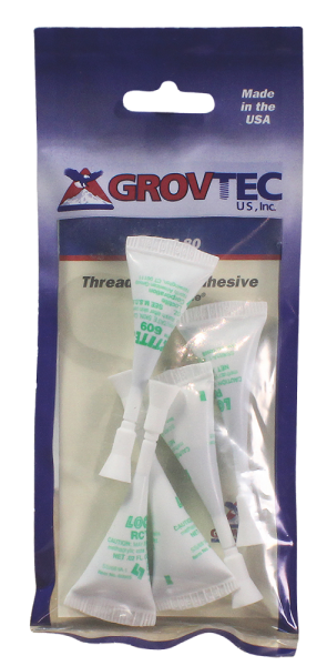 Grovtec US Inc GTHM80 Threadlocker Loctite Tubes White