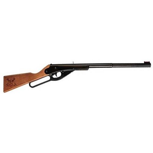 Daisy .177(4.5mm) BB Lever Action Air Rifle w/Stained Solid Wood Stock 2105