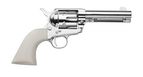 Traditions 1873 .45 Long Colt 6-Shot 4.75" Revolver in Nickel (Frontier Nickel) - SAT73131