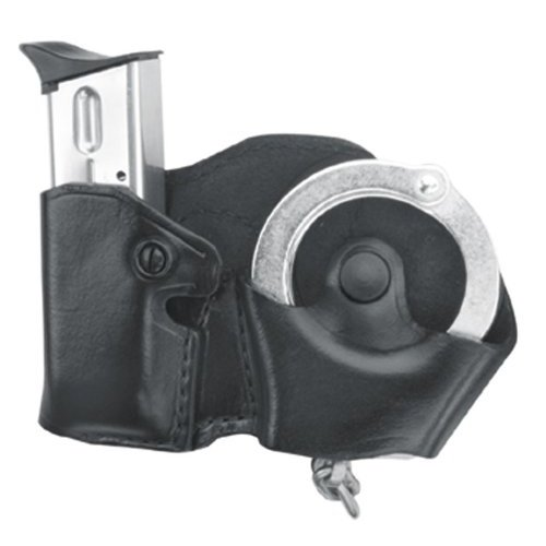 Gould & Goodrich Cuff and Magazine Case with Belt Loops Magazine/Handcuff Holder in Black - B841-4