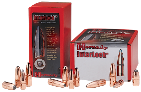 Hornady Rifle Bullet 25 Cal 117 Grain Boat Tail Spire Point 100/Box 2552