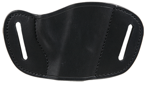 Bulldog MLBL Belt Slide Large Automatic Handgun Holster Right Hand Leather Black - MLBL