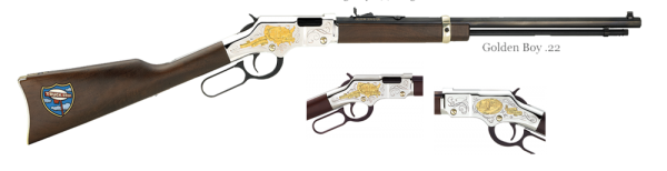 Henry Repeating Arms Golden Boy Trucker's Edition .22 Long Rifle 21-Round 20" Lever Action Rifle in Blued - H004TT