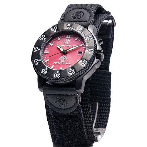 Fire Fighter Watch - Back Glow, Nylon Strap