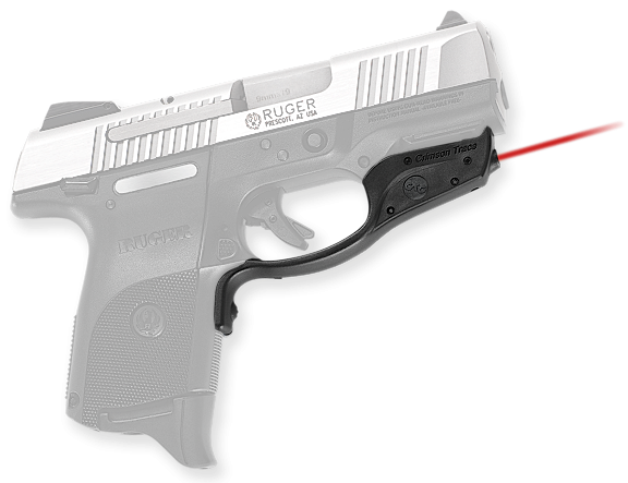 Crimson Trace LG449 Laserguard Red 633 nm Ruger SR9C Blk Poly