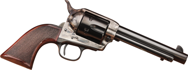 Taylors & Co Short Stroke Smoke Wagon .357 Remington Magnum 6-Shot 5.5" Revolver in Blued - 556205DE