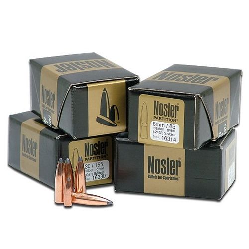 Nosler Partition Spitzer 25 Cal 115 Grain 50/Box 16318