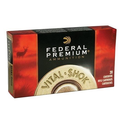 Federal Cartridge Vital-Shok Medium Game .270 Winchester Nosler Partition, 130 Grain (20 Rounds) - P270P