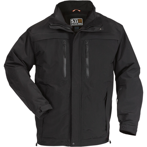 5.11 Tactical Bristol Parka Systems Men's Full Zip Coat in Black - X-Large