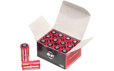 Surefire Battery, Cr123a Lithium,12 Pack, Red Sf12-bb