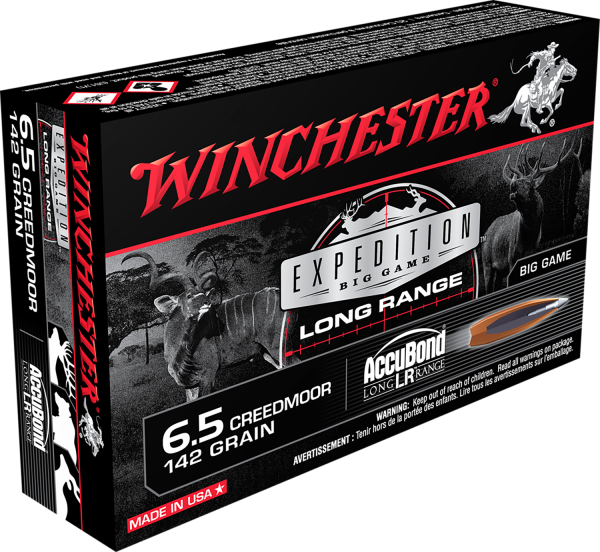 Winchester Expedition 6.5 Creedmoor AccuBond, 142 Grain (20 Rounds) - S65LR