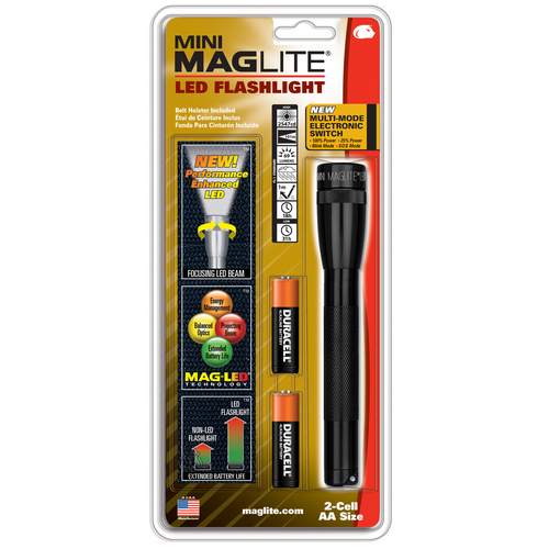 MagLite Mini Mag Flashlight in Gray (6.607") - SP2209H