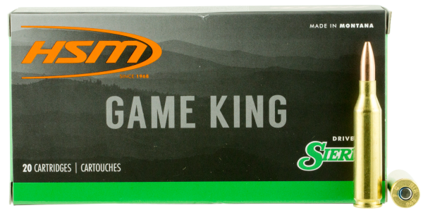 HSM Hunting Shack Game King .243 Winchester Hollow Point Boat Tail, 85 Grain (20 Rounds) - 2439N