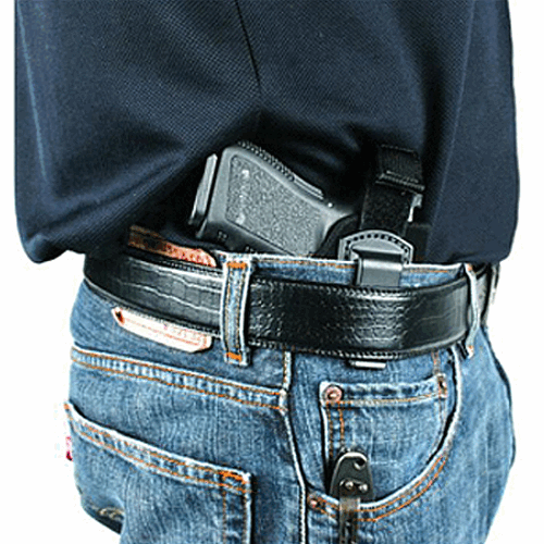 Blackhawk Inside The Pants Right-Hand IWB Holster for Small/Medium Double Action Revolvers in Black (W/ Strap) - 73IR00BK-R