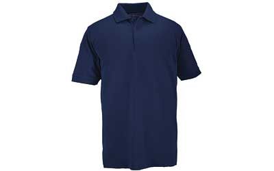 5.11 Tactical Professional Men's Short Sleeve Polo in Dark Navy - Medium