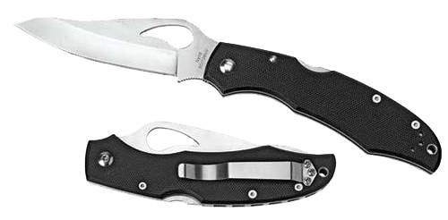 Spyderco BY03PSBK2 Byrd Cara Cara Folder SS Drop Point Combo Edge FRN Hndl