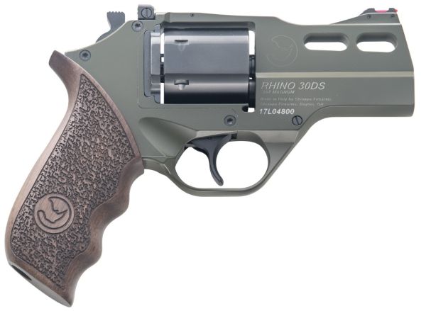 Chiappa Rhino 30SAR .357 Remington Magnum 6-round 3" Revolver in Green Cerakote Aluminum - CF340285