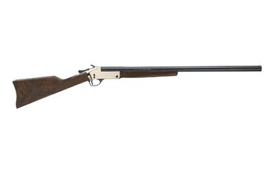 Henry H015B410 Single Shot Brass Frame Break Open 410 Gauge 26" 3" Walnut Stk Brass Rcvr Matte Black