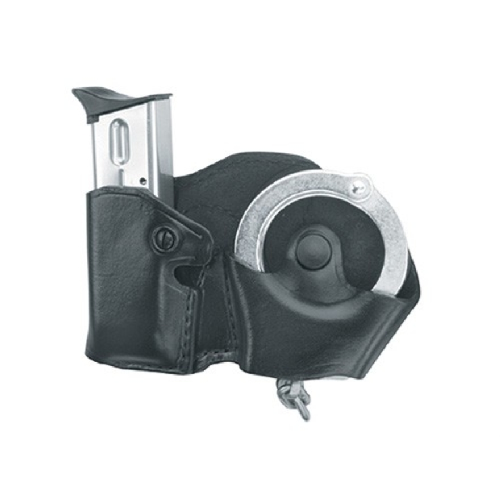 Gould & Goodrich Cuff Case/Magazine Case Combo Magazine/Handcuff Holder in Black - B821-1