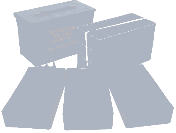MTM 50 Caliber Ammo Can Organizer 3 Plastic Trays Black ACO