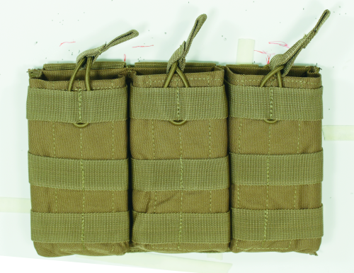 Voodoo M4/M16 Open Top Magazine Pouch w/ Bungee System Magazine Pouch in Coyote - 20-8180007000