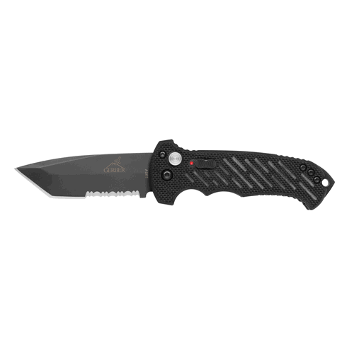 Gerber 6 Automatic Folding Knife, 3.80" Tanto Blade - 30-000193