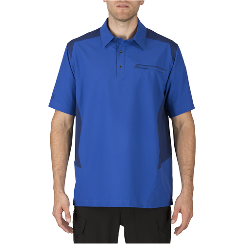 5.11 Tactical Freedom Flex Men's Short Sleeve Polo in Marina - Medium