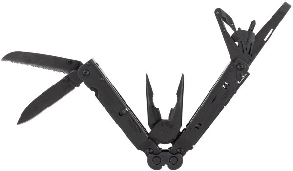 S.O.G B66NCP PowerAssist Multi-Tool Stainless Steel Black Oxide Drop Point Stainless Steel Black Oxide