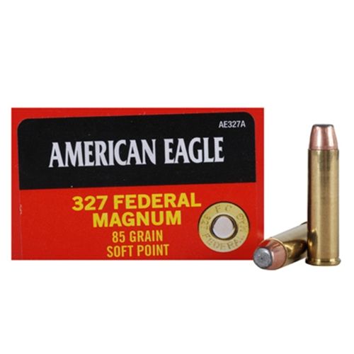 Federal Cartridge American Eagle .327 Federal Magnum Jacketed Soft Point, 85 Grain (50 Rounds) - AE327A