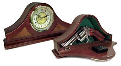 PSP Products Concealment Clock Mahogany MGC