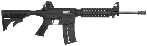 Mossberg 715T Tactical 22 .22 Long Rifle 25-Round 16.3" Semi-Automatic Rifle in Black - 37209