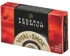 Federal Cartridge Vital-Shok Medium Game .243 Winchester Trophy Copper, 85 Grain (20 Rounds) - P243TC1