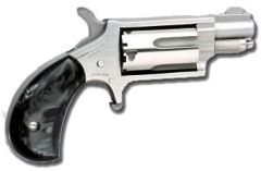 North American Arms Mini-Revolver .22 Winchester Magnum 5-Shot 1.125" Revolver in Stainless - 22MS-GP-B