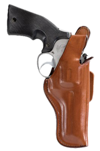 Bianchi 10323 5 Thumbsnap 6.5" Barrel Astra .357; Colt; S&W 27/28/29 Leather Tan - 10323