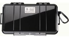 Pelican 1060 Case, 8.25"x4.25"x2.25", Black 1060-025-110