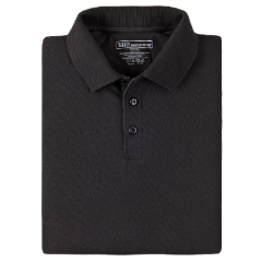 5.11 Tactical Utility Men's Short Sleeve Polo in Black - Small