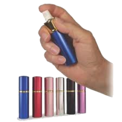 Eliminator LSPS14BLK Hot Lips Pepper Spray Lipstick Tube.75 oz Sprays 10ft Blk