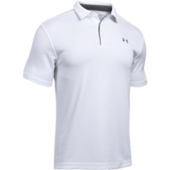 Under Armour Tech Men's Short Sleeve Polo in White - 2X-Large