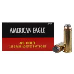 Federal Cartridge American Eagle .45 Colt Jacketed Soft Point, 225 Grain (50 Rounds) - AE45LC