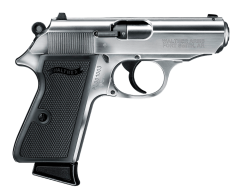 Walther PPK/S 22 .22 Long Rifle 10+1 3.3" Pistol in Stainless Steel - 5030320