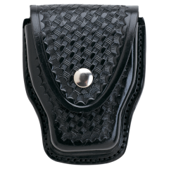 Aker Leather Handcuff Case in Basket Weave - A508-BW-H