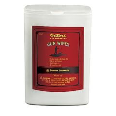 Outers Gun Wipes 3" x 5" 50 Pack in Easy Pop-Top Container 42367