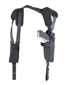 Uncle Mike's Vertical System Right-Hand Shoulder Holster for Large Autos in Black (4.5" - 5") - 75051