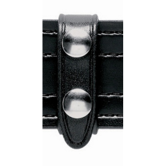 Boston Leather Economy Key Holder W/ Rivet in Black Leather - 54661