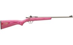 Crickett KSA2226 Single Shot Bolt 22 Long Rifle (LR) 16.12" 1 Laminate Pink Stk Stainless