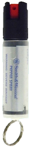 SW Pepper Spray/CampCo 1251 Pepper Spray 15% Clear Key Cap Key Ring .75 oz
