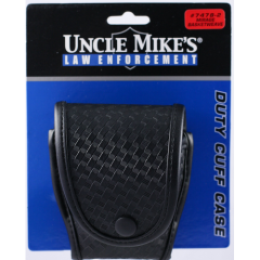 Uncle Mike's Handcuff Case in Mirage Basket Weave - 74782