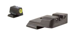 Trijicon Inc Tritium HD Night Sights for M&P Black Frame Color Yellow Sight Color Metal Material SA137Y