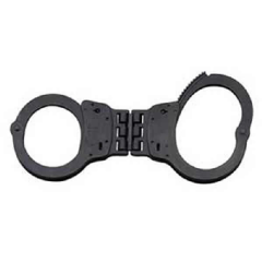 S&W 300 Hinged Blued Handcuffs have key actuated lock along with double locking system which is actuated by means of a slot lock. Wrist opening is 2.04 inch, weight 10.0 oz and distance between this cuffs is 2.00 inch.